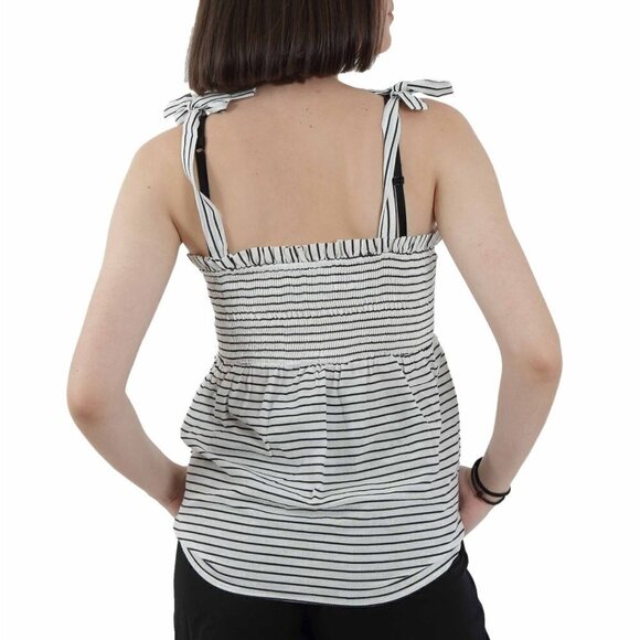 Vero Moda Blue & White Striped Heli Singlet Top S - Picture 3 of 7